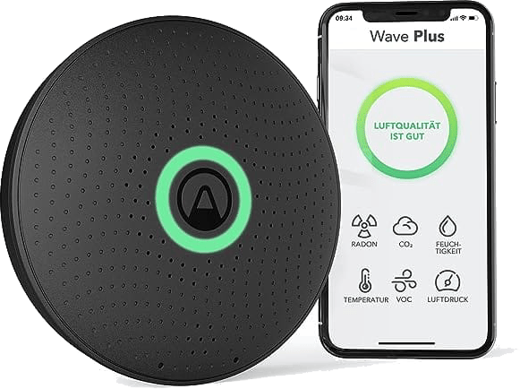 Radon Monitoring Device with Mobile App Display