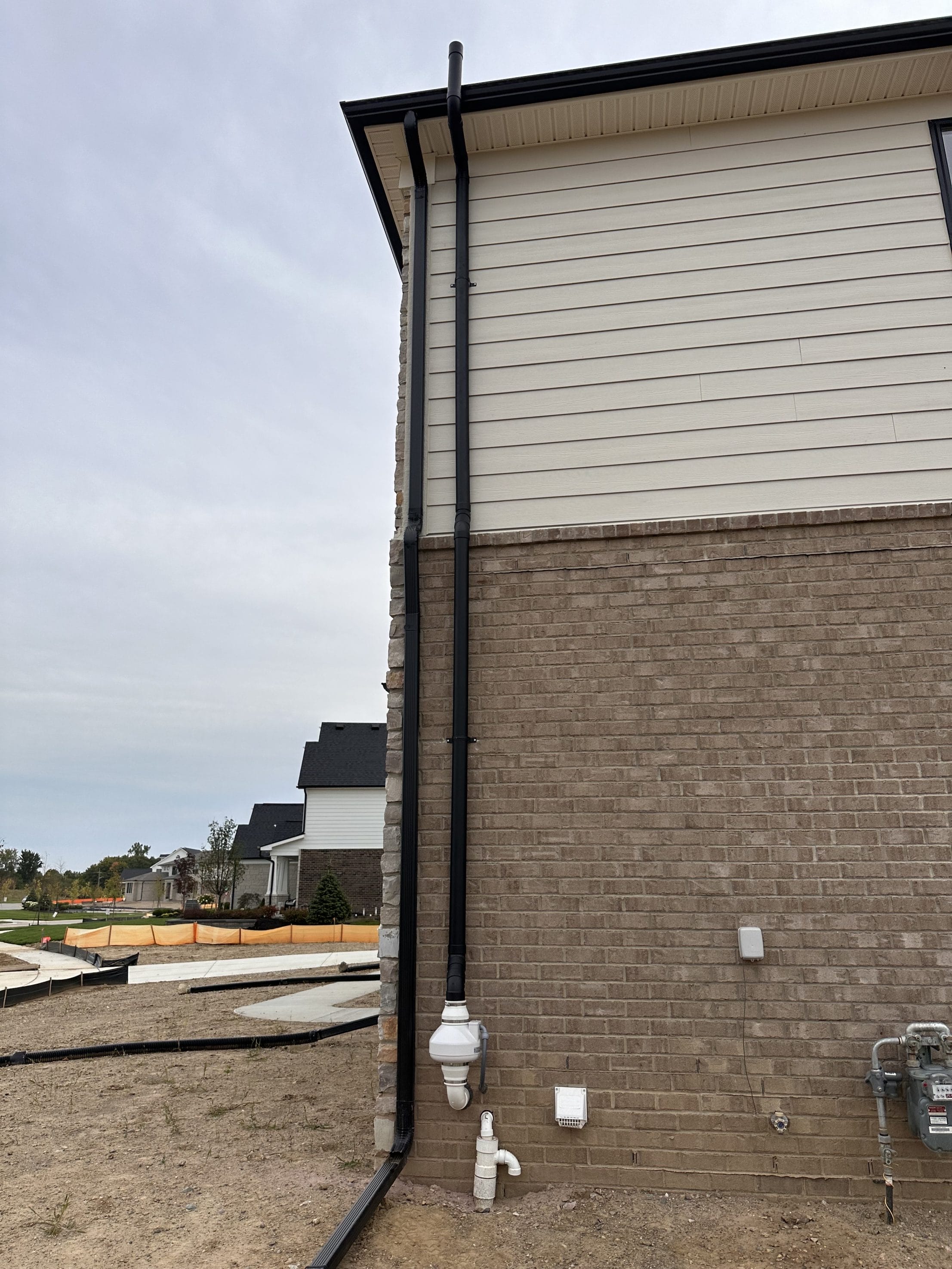 Radon mitigation in home